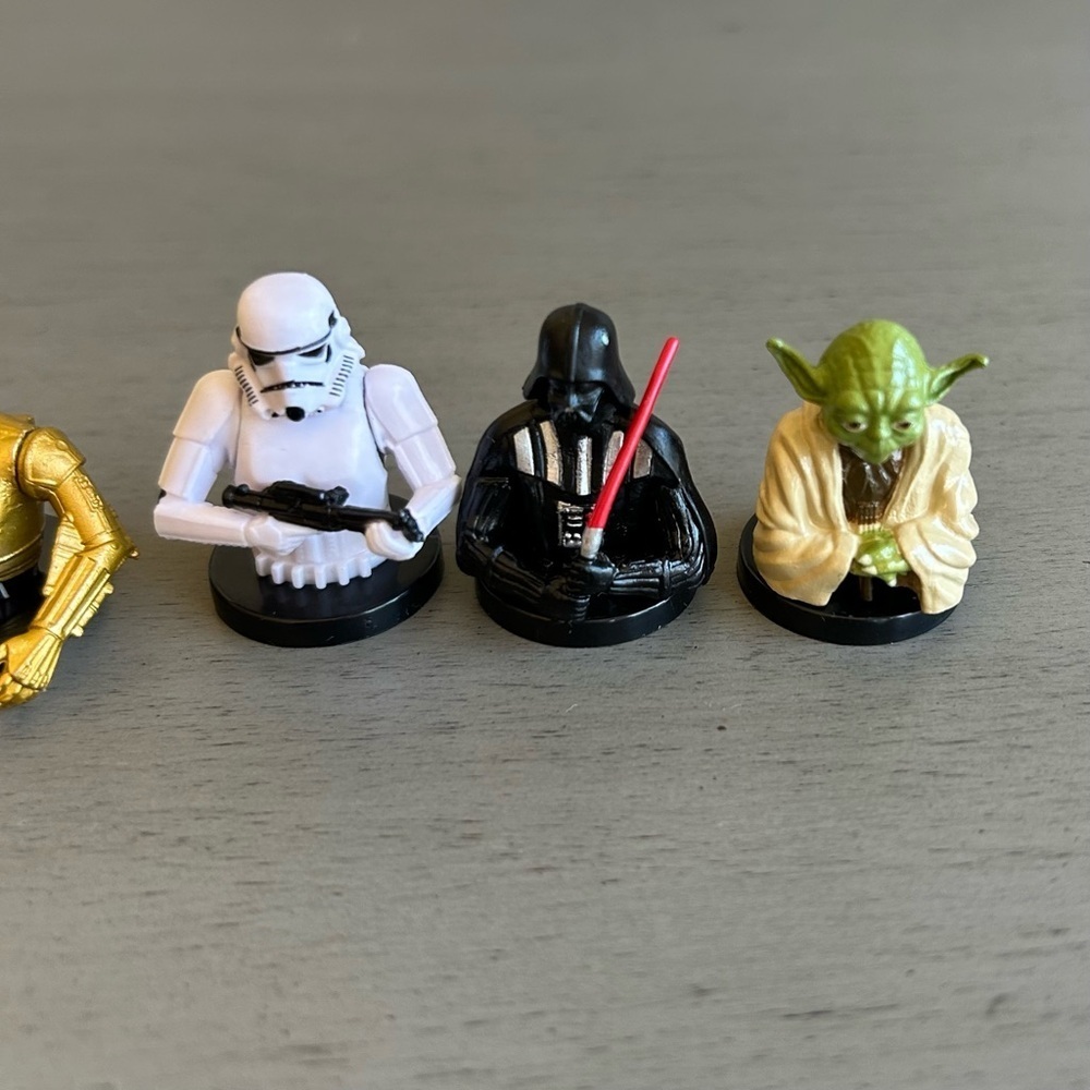 Lucas Films LTD Galerie Star Wars Figurine Bust Set 5 Collectible -Yoda, Darth - Picture 3 of 7